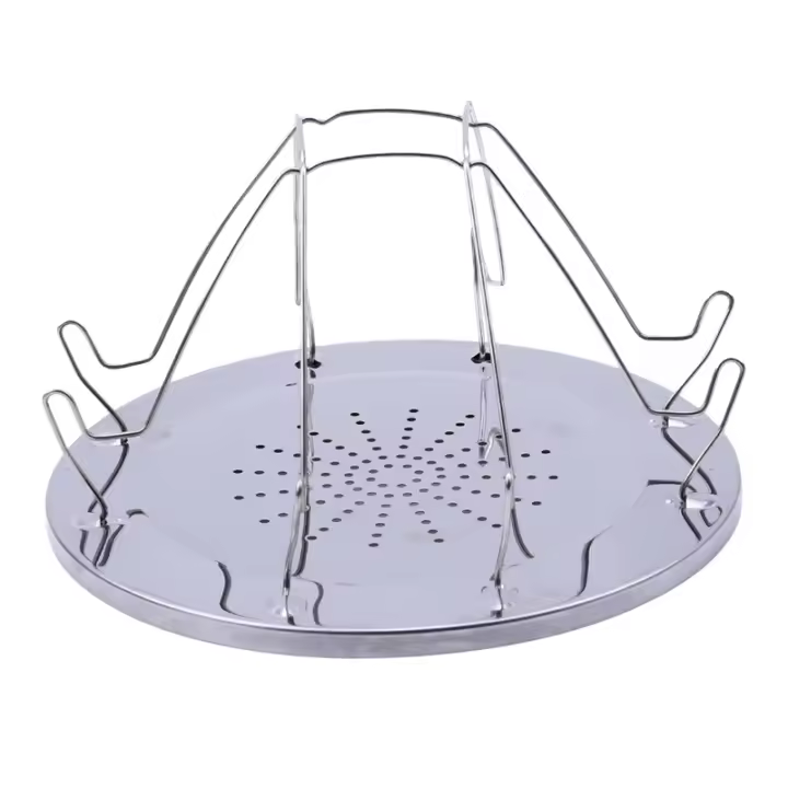Rack De Tostador Portátil En Acero Inoxidable Para Camping Y Grill Multifuncional Soporte Para Pan Plegable Accesorio De Estufa Al Aire Libre - 1