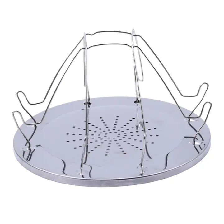 Rack De Tostador Portátil En Acero Inoxidable Para Camping Y Grill Multifuncional Soporte Para Pan Plegable Accesorio De Estufa Al Aire Libre - 1
