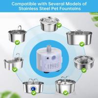 Bomba Submersible Para Fuente De Agua Para Gatos Con Luz LED Motor USB Accesorios Para Fuente De Agua Para Mascotas - details 4