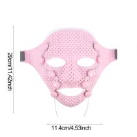 Masajeador De Belleza Eléctrico Antienvejecimiento Máscara Facial SPA 3D Silicona Para Rejuvenecimiento De La Piel Tamaño 29*19cm USB Recargable - details 12