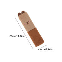 Cubre Volante De Coche De Peluche Capybara Accesorios De Cinturón De Asiento Soporte Colgante Para Auto Decoración Vehicular - details 8
