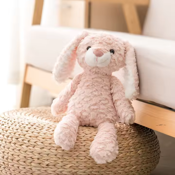 2Pcs/set Peluches De Alta Calidad Con Piernas Largas Perro Oso Conejo Rosa Elefante Juguetes De Peluche Para Niños Cumpleaños - 1