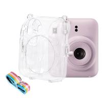 Funda Transparente Para Fujifilm Instax Mini 12 Con Correa De Hombro Y Estuche De Almacenamiento Con Pegatinas Lindas Accesorio De Cuidado Para Cámara Instantánea - details 6