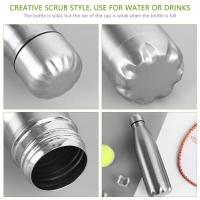 Botella De Deporte Para Niños De Acero Inoxidable Gran Capacidad 0.35/1 Litro Copa De Bebida Cola a Prueba De Fugas Kettle Reutilizable - details 9