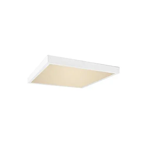 Superficie panel LED 600 X 600 CM cuadrado blanco 60W 3000K 4800Lm luz Amarillo - 1