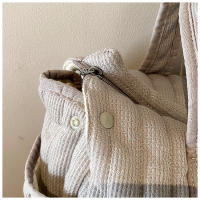 Bolso Maternidad Grande Organizador De Pañales Portátil Para Carricoche Bolsa De Viaje Con Mochila Estilo Tote Bag Cierre De Cremallera Material Principal Diverso - details 8