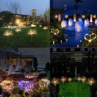 Luces Solares Para Jardín Y Patio 200LED Iluminación Decorativa Para Paisaje Y Camino Exterior Fuente De Energía Solar - details 2