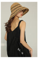 Sombrero De Paja Vintage Con Alas Anchas Para Mujer Sombrero De Sol Plegable Protección UV Para Playa Y Viajes Exterior Primavera Verano - details 14