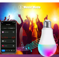 Bombilla LED Inteligente Bluetooth 4.0 Tuya E27 15W Amperaje Dimmable RGB+CW+WW Cambio De Color Para Hogar Luz De Spot 85-265V - details 4