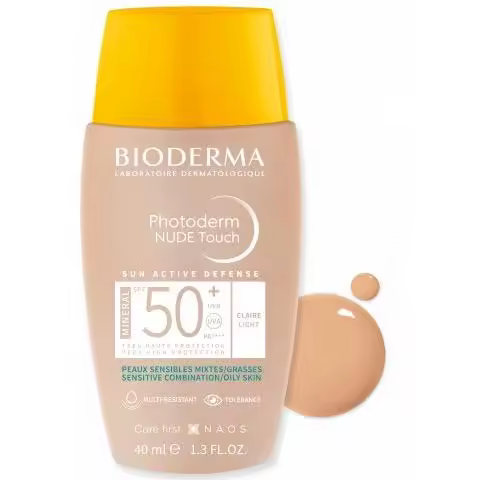 BIODERMA PHOTODERM NUDE SPF 50+ COLOR CLARO 40 ML - 1