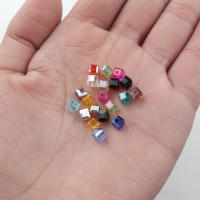 WLYeeS Cuentas De Cristal Austriaco Cuadradas 4mm 100pcs/Lote Para DIY Joyería De Mujer Collar Pulsera Hechas a Mano - details 5