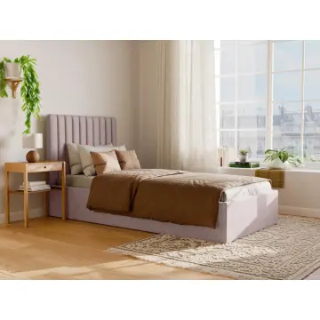 Cama Nido Aedan II - 2 Plazas 90x190 Cm, Pino Macizo Y MDF, Blanca, Con Somieres De Láminas