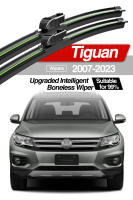 LimpiaFachada LimpiaParabrisas Antigolpes Para VW Tiguan 2007-2023 Plegables De Bonyless Natural Goma Adecuado Para Ventanas Delanteras Paquete De 2 Piezas - details 0