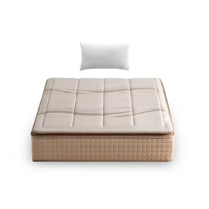 Pack Almohada Fibra Hueca + Colchón PREMIUM Viscoelástico, Latex, Muelles ensacados, Altura 31 cm, CALYPSO - 1