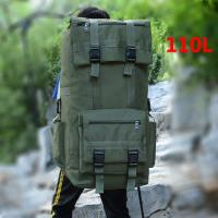 Mochila Táctica Grande De 110L Y 130L Para Camping Viajes Y Senderismo Exterior Equipaje Para Hombres Bolsa De Hombro Militar - details 14