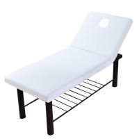 Sábana Ajustable De Masaje SPA Para Salon De Belleza Sábana De Cama Elástica Con Agujero Para Masaje Material Suave Y Confortable - details 1