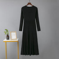 New Chic Mujer Largo Nudo Maxi Sudadera Vestido Otoño Invierno Tejido a Linea Espesor Ribbed Vestido Preppy Estilo Navidad Oficina Fiesta - details 6