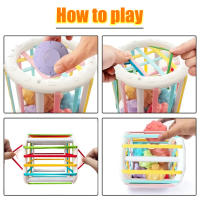 Juguete Educativo Para Bebés Cubo De Actividades Con Bloques De Colores Y Formas Juego De Aprendizaje Para Niños Desde Nacidos Hasta 12 Meses Regalo Ideal - details 1
