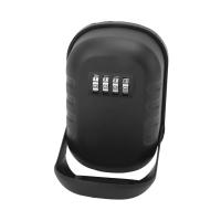 Caja de seuridea con cerradura para Llaves, Caja de almacenamiento con cerradura de combinación de contraseña impermeable Montada en la pared, resistant to Agua, para Llave De Casa, color Negro mate W - details 1