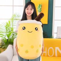 Almohada De Té De Burbuja Gigante 22-70cm Peluche Squishy Con Boba Bebida De Frutas Y Helado Decoración Para Dormitorio Regalo - details 4