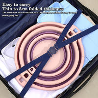 Tina De Lavado Portátil Y Plegable Para Ropa Segura Y Duradera De Plástico Suministros Domésticos Para Baño Viajes - details 14