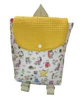 Mochila guardería unisex para niños y niñas - Bebitos - Ideal para llevar al colegio, excursiones y actividades al aire libre - Con diseño práctico y espacioso - details 0