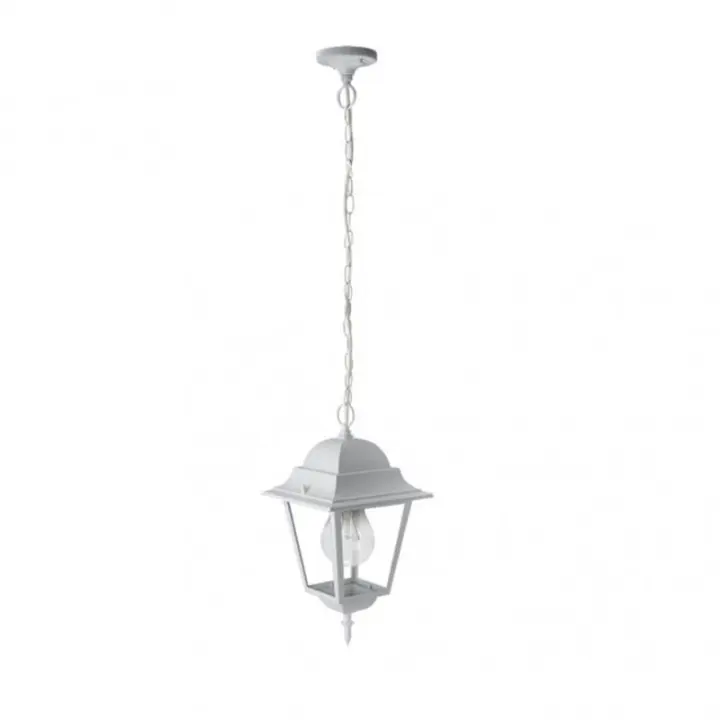 FABRILAMP Farol Colgante Exterior Aluminio Spica Blanco IP44 - 1
