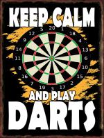 Cartel De Metal Vintage Para Dardos Billar Y Pinball Decoración De Pared Para Bares Clubes Y Pub Estilo Americano Placa Rectangular - details 5