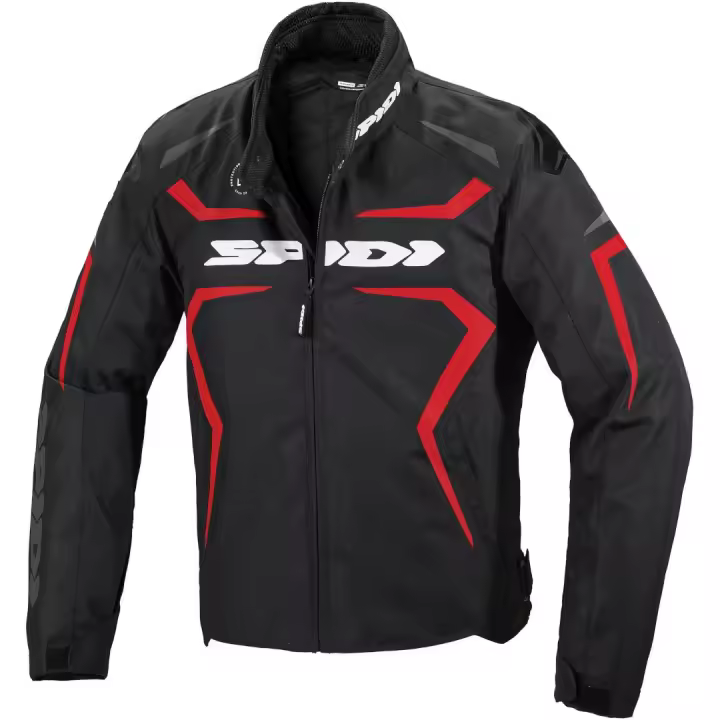 Chaqueta Spidi Sportmaster H2OUT Negro Rojo - 1