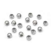 Bolas Redondas De Acero Inoxidable Suave Y Sólidas Para Creación De Joyería Pulseras DIY Tamaños 3mm 4mm 5mm 6mm 8mm - details 6