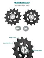Rueda De Guía De Bicicleta WUZEI Con Rodamiento 11T-17T Para Shimano Sram MTB Jockey Trasero Derailleur Rueda De Bicicleta De Carretera - details 7