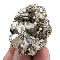 1pcs Espécimen De Minerales Naturales Perú Pyrite Piedra Cristalina De Calidad Alta Para Decoración De Hogar Y Energía Estilo Feng Shui - details 1