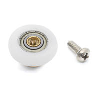 2PCS Rodillos De Puerta De Ducha Single Wheel Reemplazo De Herramientas Rueda Rodante De 19/23/25/27mm Para Puertas Deslizantes - details 3