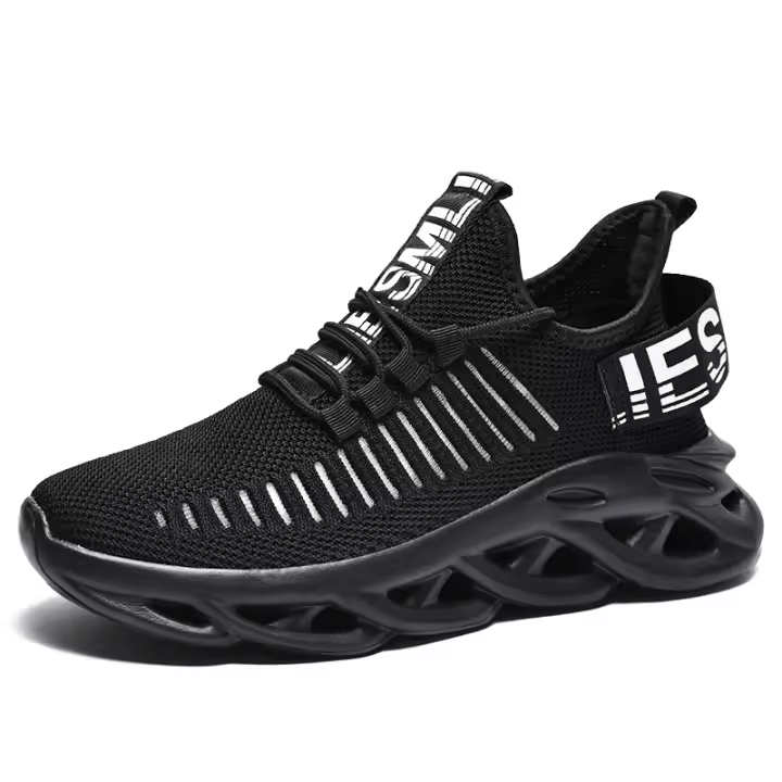 Zapatos para correr de carretera para hombre, zapatillas de deporte de moda, zapatos ligeros para caminar, entrenamiento de malla transpirable - 1