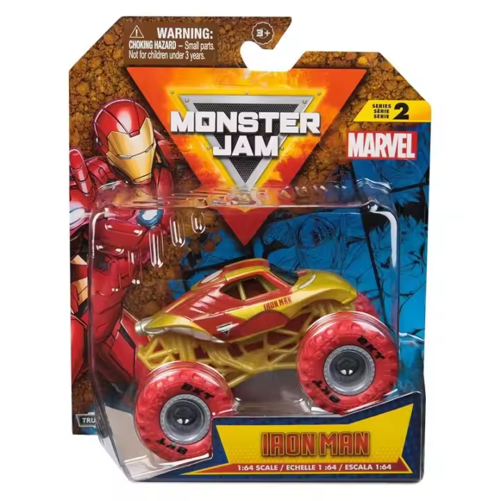 Spin Monster Jam Marvel Iron Man 6069960-IM - 1
