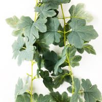 Planta Artificial De Vínculo Colgante 175cm Hojas De Maple Falso Rattan Foliage Ivy Para Decoración De Jardín Bodas Y Hogar - details 4
