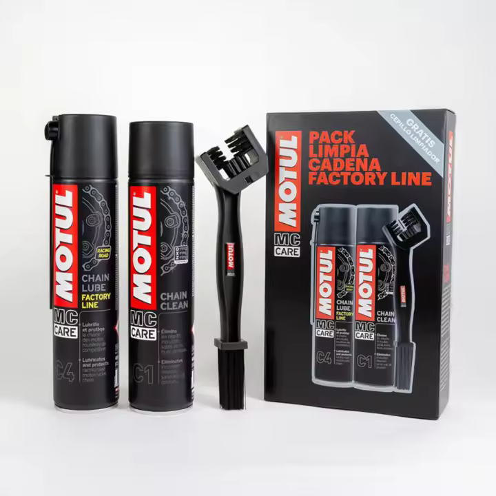 Motul Pack Cadena C1+C4 Factory Line - Mantenimiento Eficiente | Moto - 1