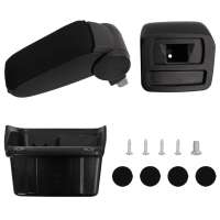vidaXL Reposabrazos para coche ABS negro Adecuado para Kia k2/rio mk4/x-line (2017),  Hyundai verna/solaris (2010-2016) hyundai accent (2010-2016),  Ford focus iii (2015) y mas - details 2