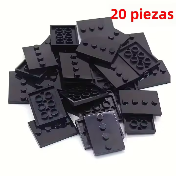 20pcs Figuras De Ciudad Con Base Placa Display Soporte Para Bloques De Construcción DIY Accesorio Compatible Con Bloques De Crea Tus Propias Figuras - 1