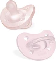CHICCO - PhysioForma - Chupete de Silicona 0-2 Meses - Apoyan la Respiración Fisiológica - Suave y delicado - Pack 2 Piezas - Rosa - details 0