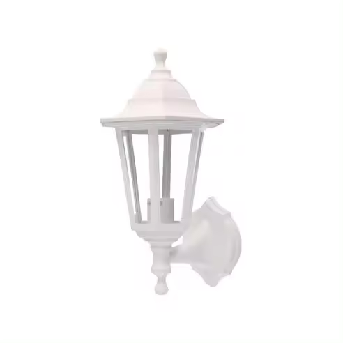 Gsc Evolution Farol de Jardín Brazo Reversible Serie Bagan E27 IP44 Blanco - 1