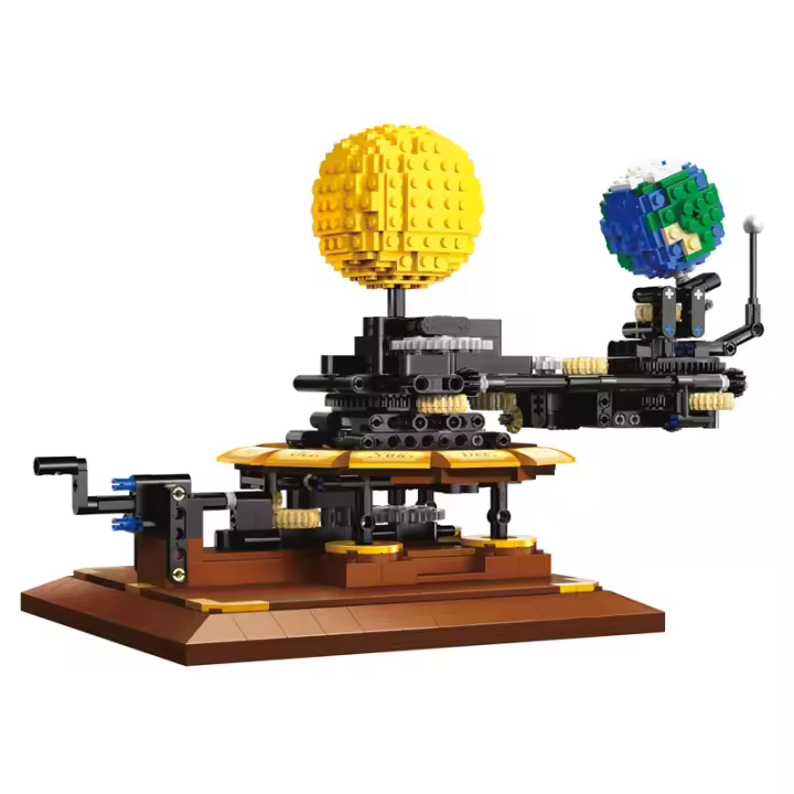 Bloques De Construcción Solares Del Sistema Solar 865PCS Juguete Educativo Para Niños Modelo De La Tierra Y El Sol Regalo Para Niños - 1