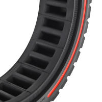 Neumático Sólido De Repuesto Para Scooter Eléctrico NIU KQI3 Tamaño 9.5x2.5-6.1 Color Flick Absorción De Choques Material De Goma - details 12
