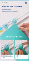 KW-trio 13095 Trimmer De Papel 7 En 1 Herramienta De Marcado Para Manualidades Corte De Papel Con Herramienta De Plegado Para Hacer Fotos - details 11