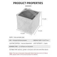 Lámpara Solar Impermeable Para Camping Y Viajes Con Luz LED Ajustable Inflable Y Plegable Luz De Emergencia Para Senderismo Interior - details 18