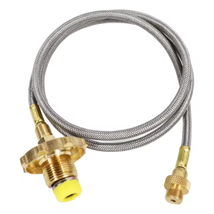 Adaptador De Tanque De Propano Para Estufa De Gas Al Aire Libre Línea De Conexión Para Camping Quemador Adaptador De Camión De Gas LPG Tubo De Conexión - 1