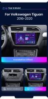 Junsun  Android 13 inalámbrico CarPlay Android Auto Radio para VW Volkswagen Tiguan 2016 2017 2018 2019 2020 coche Multimedia navegación GPS autorradio - details 2