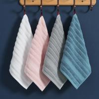 Toalla De Algodón Pura Para Niños 4 Piezas Absorción De Agua Fuerte Tamaño 35x35cm Toallas Cuadradas Para Lavar Manos Y Rostro - details 0