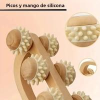 Rodillo De Masaje De Madera 1 Pcs Herramienta De Masaje Manual Para Espalda Cuello Piernas Tissue Muscular Profundo - details 1