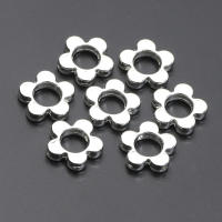 30pcs Pendones De Flor CCB Con Dos Agujeros De 15mm Para Joyería DIY Accesorios Para Collares Pulseras Y Pendientes - details 6